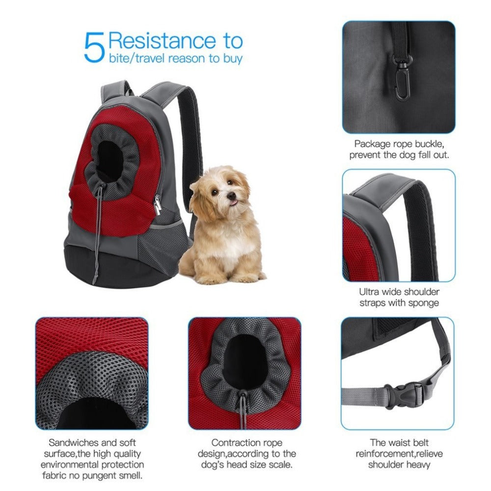 Pet Dog Carrier Pet Backpack Bag Portable Travel Bag