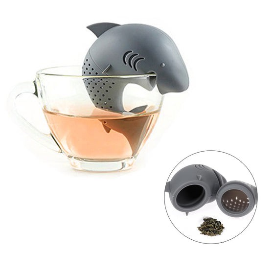 Tea Shark Shape Silicone Strainers