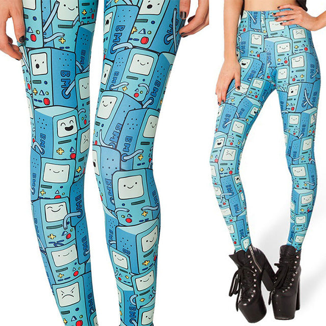Cartoon Dog Legging Woman