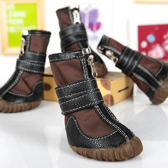 boots non-slip pitbull golden retriever rain shoes
