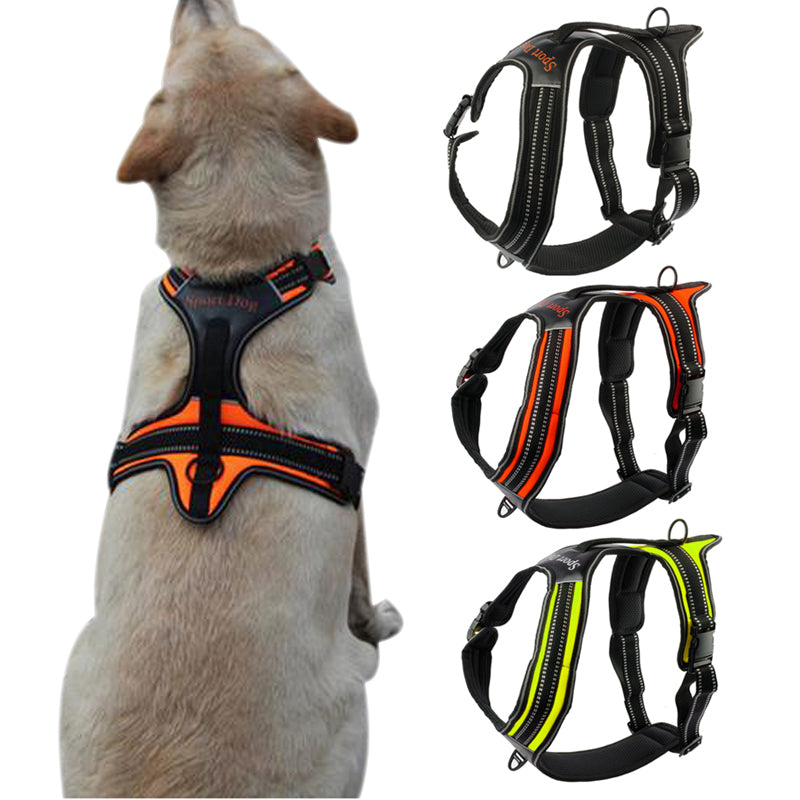 Dog Harness Reflective Pitbull