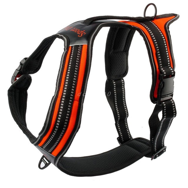 Dog Harness Reflective Pitbull