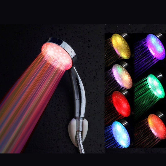 Shower head Shower Handheld Bathroom Light LED