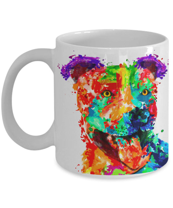 Pitbull mugs coffee home tea art