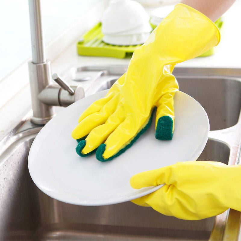 1 Pair Creative Home Washing Cleaning Gloves Garden Kitchen