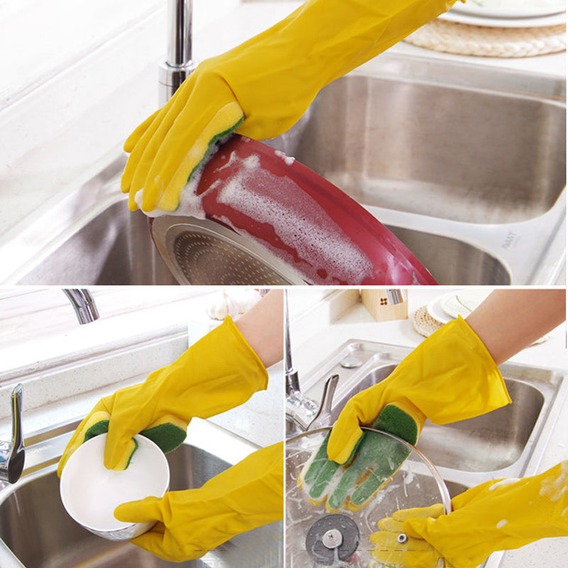 1 Pair Creative Home Washing Cleaning Gloves Garden Kitchen