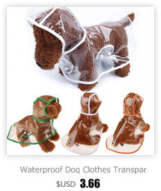 Waterproof Dog Clothes Raincoat  Chihuahua