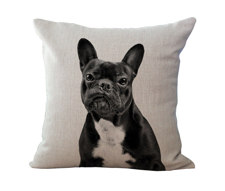 French Bulldog Digital  Decorative Throw Pillow Cushions