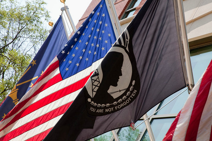 Military Memorial Pow Mia Flags USA
