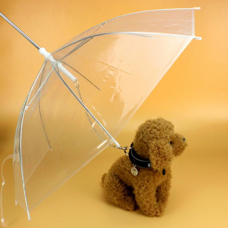 Umbrella Rain Gear with Dog Leads Keeps