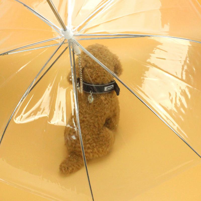 Umbrella Rain Gear with Dog Leads Keeps