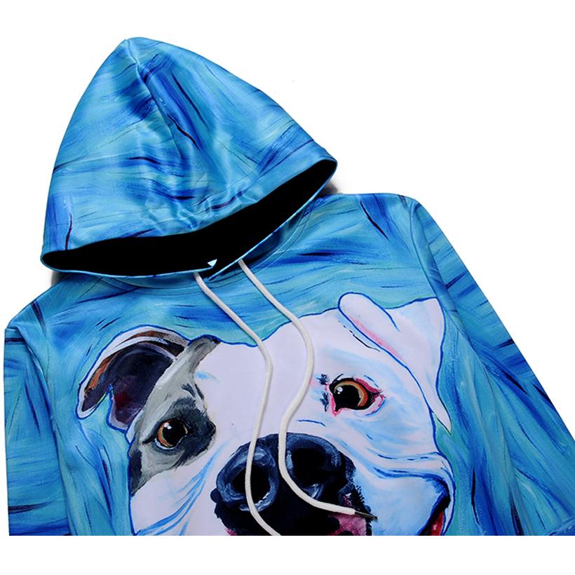 Pitbull 3D Printed Hoodies