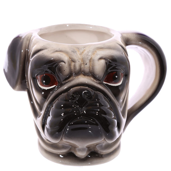 3D Pug Head Coffee Cup Cute Tea Coffee