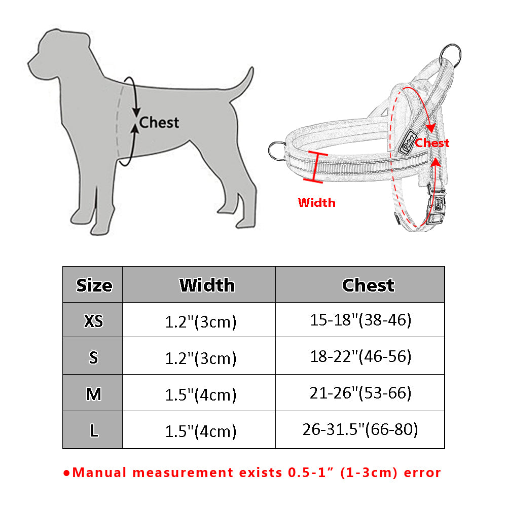 Dog Harness Soft Padded Reflective Pet Harnesses Vest