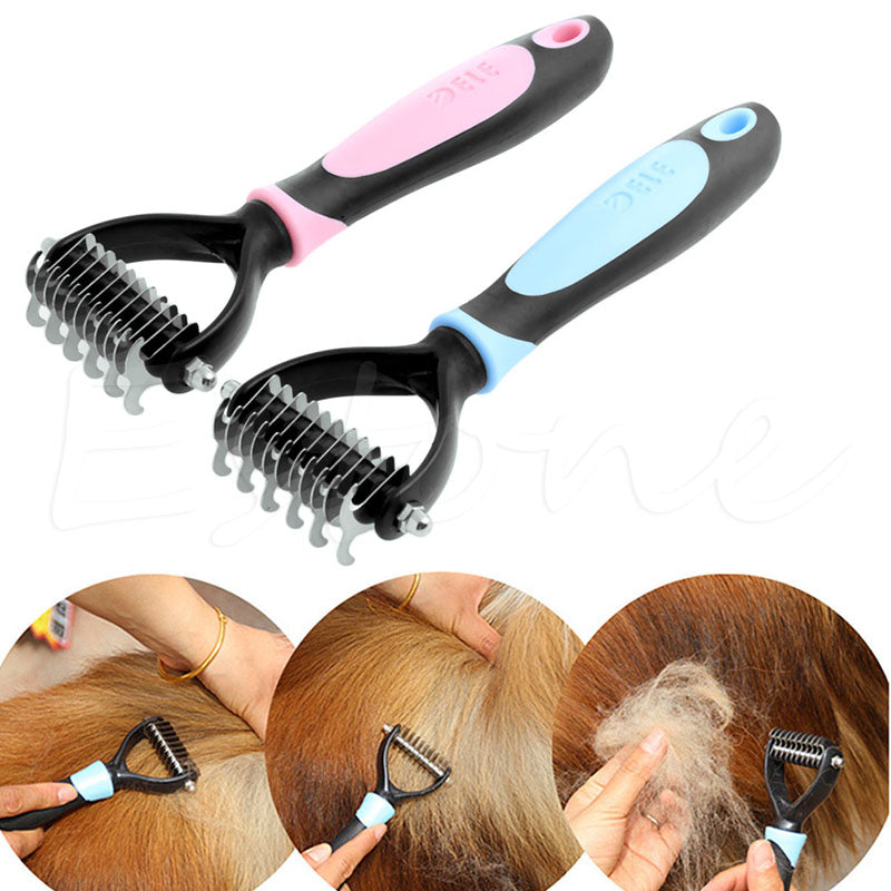 Grooming Shedding Brush Comb Rake Dog
