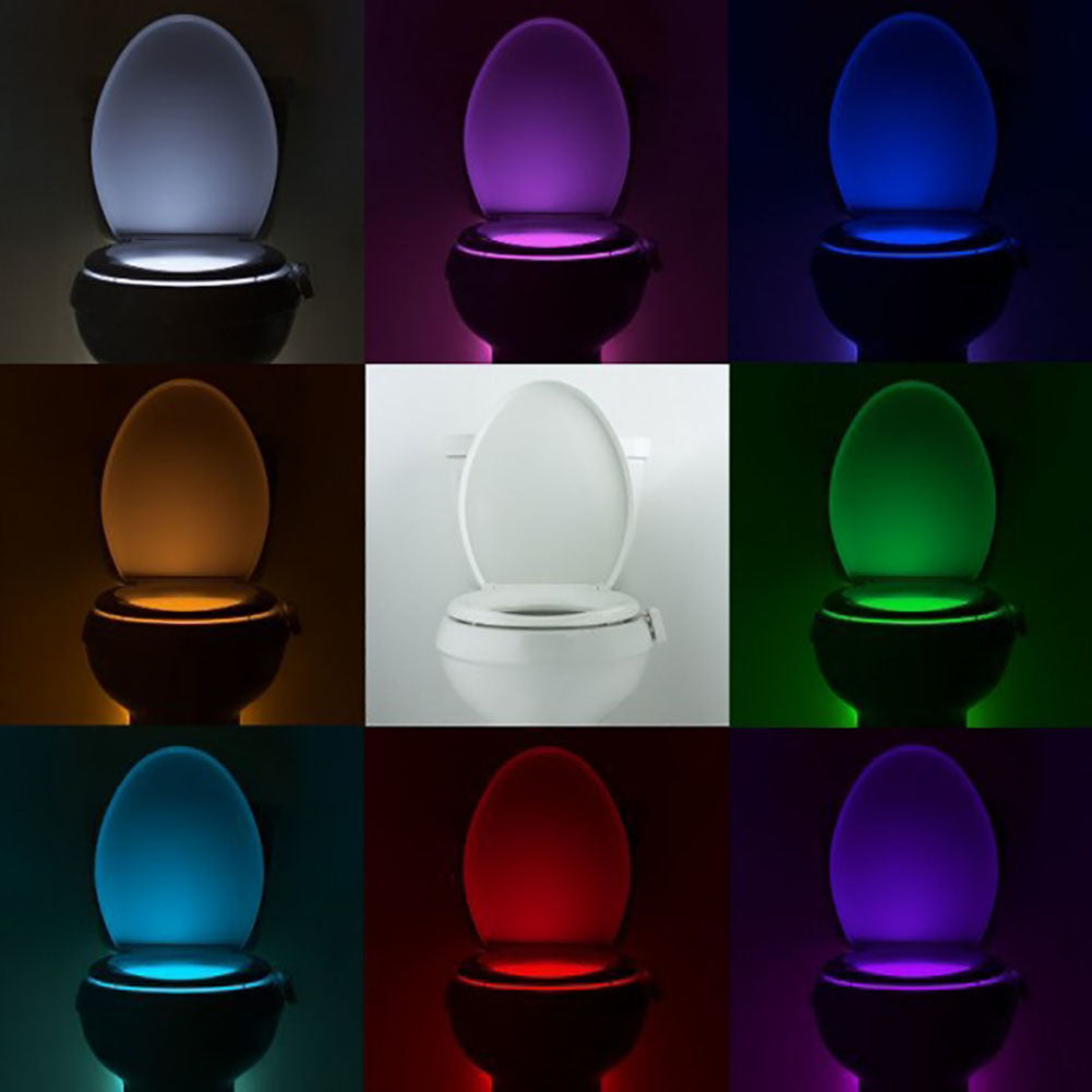 Auto Sensor Activated Bathroom Toilet Night Light