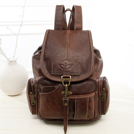 Vintage Backpacks for Teenage Girls Fashion Large School Bags