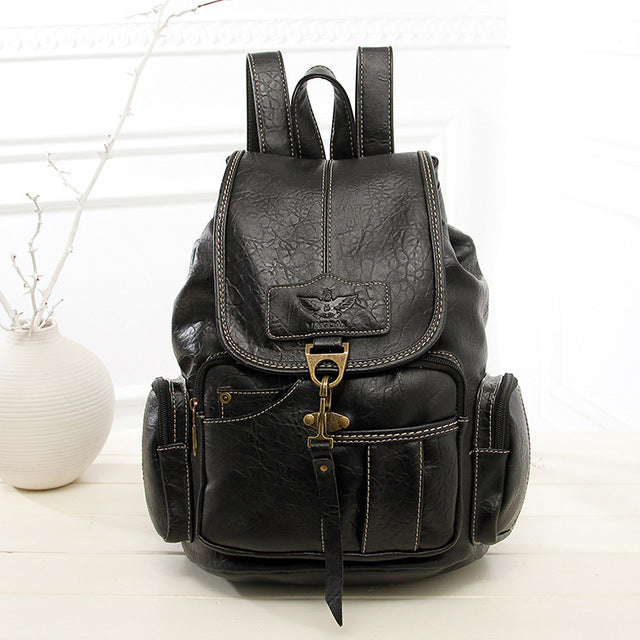 Vintage Backpacks for Teenage Girls Fashion Large School Bags