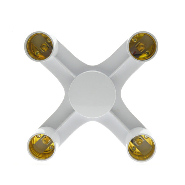 Base Socket Splitter LED Light Lamp Bulb Adapter Holder