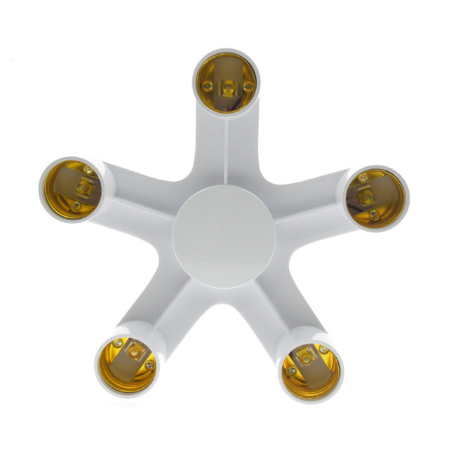Base Socket Splitter LED Light Lamp Bulb Adapter Holder
