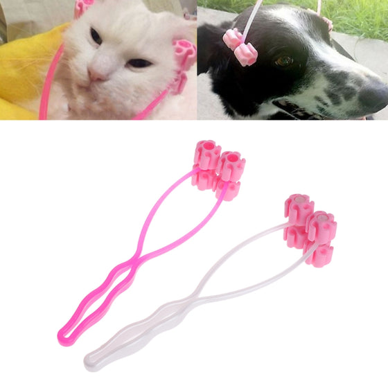 Cat Massage Tool Pet Slim Face Legs Roller Relief Silicone For Puppy