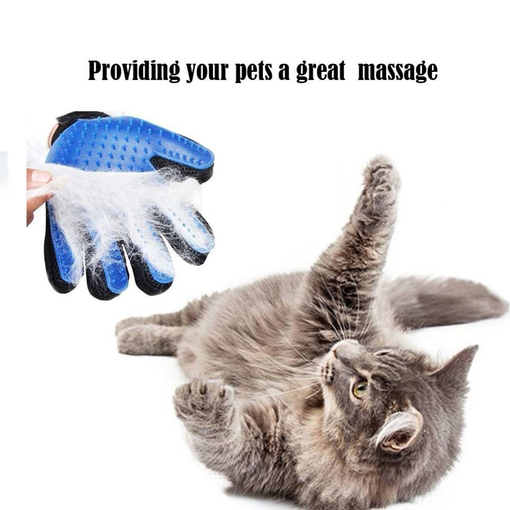 Cat Grooming Deshedding Brush Glove Touch Pet Dog